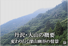 丹沢・大山の概要