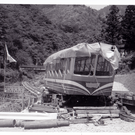 ケーブルカー車両輸送（大山モータープール付近）