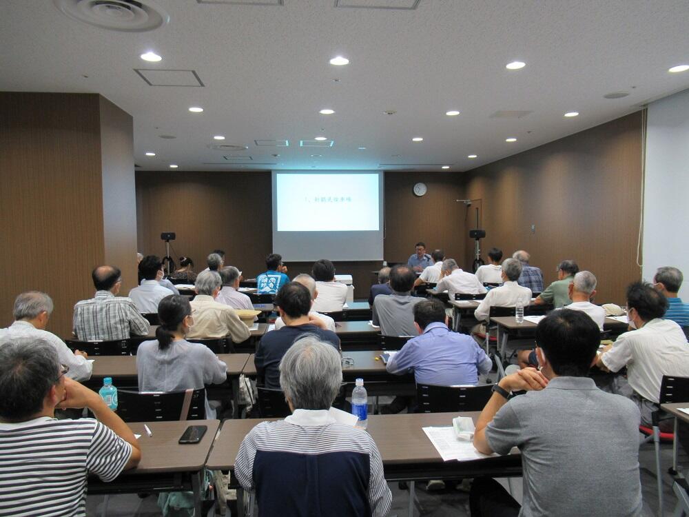 「川崎と貨物鉄道」講演会の様子