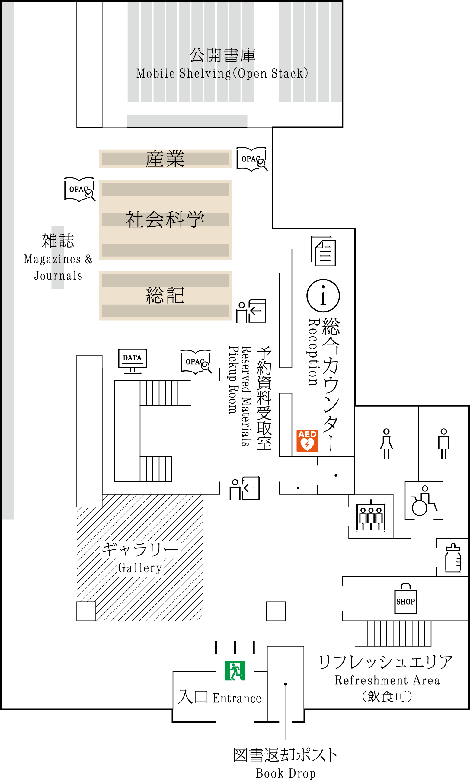 1階フロアマップ